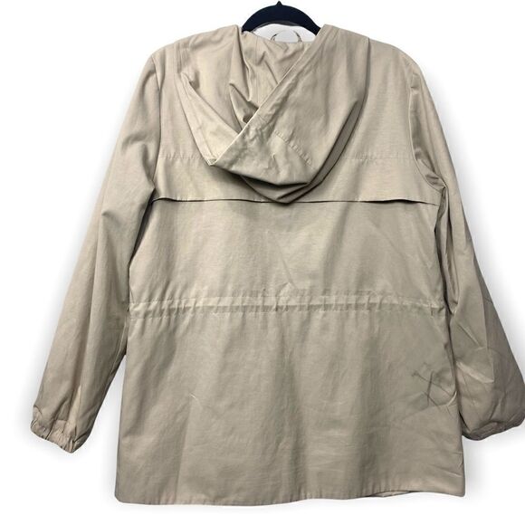 Women's Pendleton Beige Zip Up Hooded jacket - Picture 3 of 6